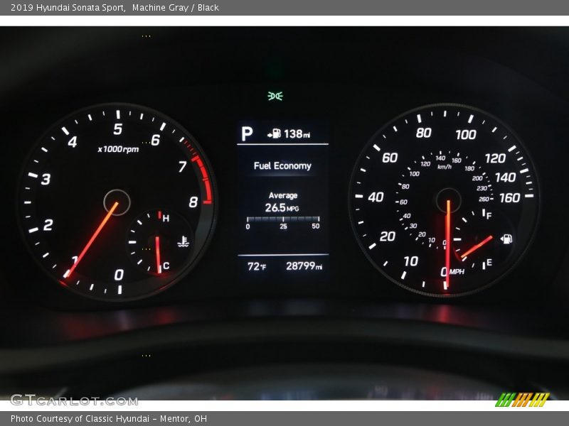 Machine Gray / Black 2019 Hyundai Sonata Sport