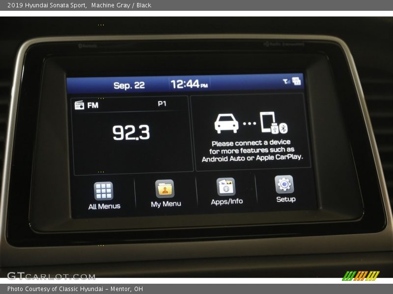 Machine Gray / Black 2019 Hyundai Sonata Sport
