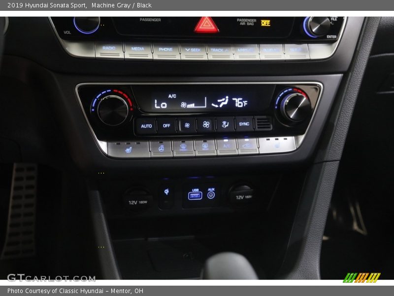 Machine Gray / Black 2019 Hyundai Sonata Sport