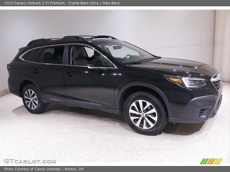 Crystal Black Silica / Slate Black 2020 Subaru Outback 2.5i Premium