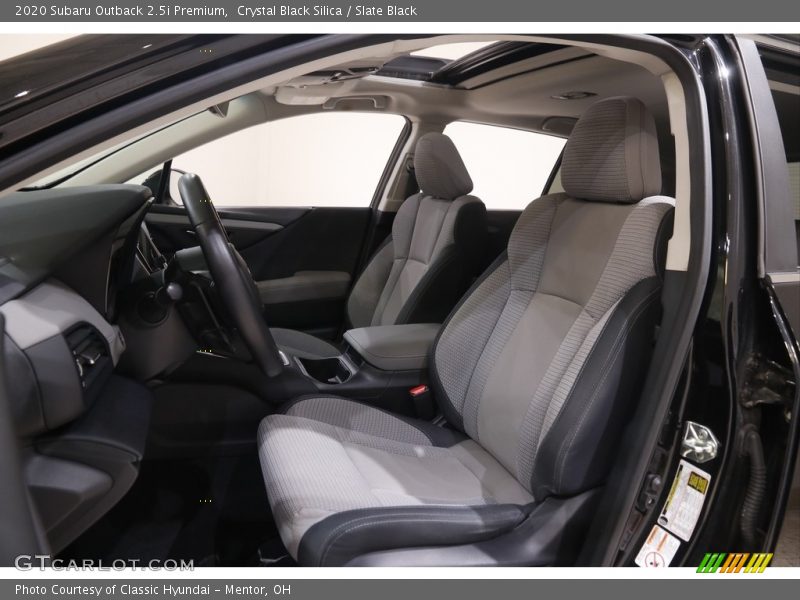 Crystal Black Silica / Slate Black 2020 Subaru Outback 2.5i Premium