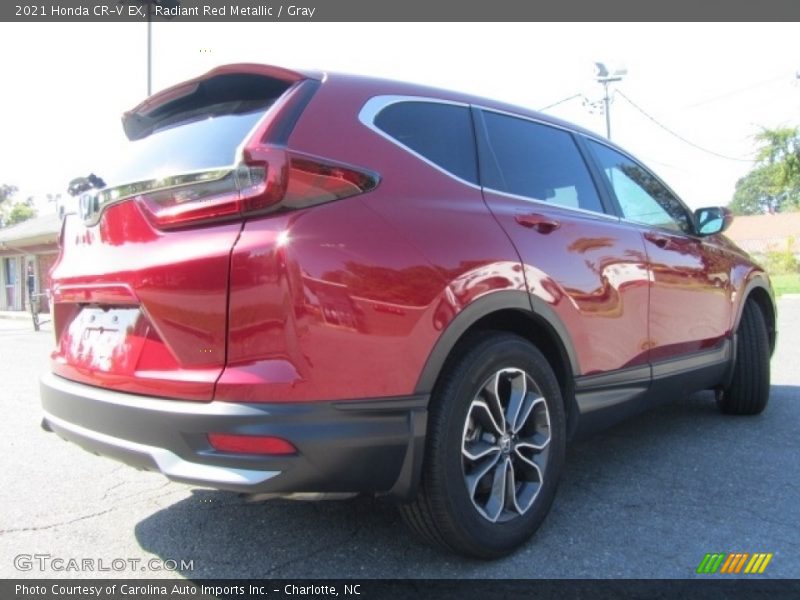 Radiant Red Metallic / Gray 2021 Honda CR-V EX