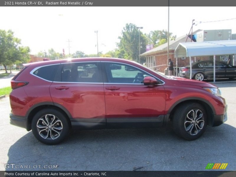 Radiant Red Metallic / Gray 2021 Honda CR-V EX