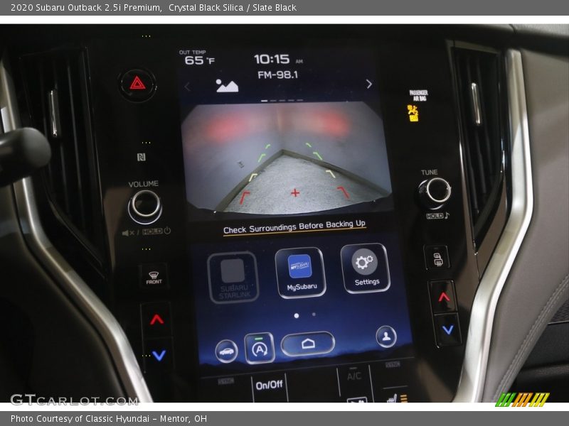 Crystal Black Silica / Slate Black 2020 Subaru Outback 2.5i Premium