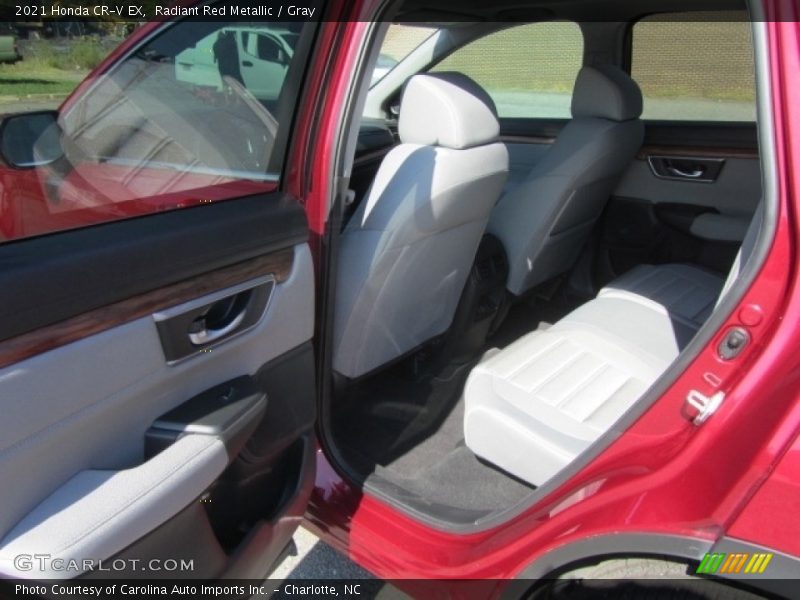 Radiant Red Metallic / Gray 2021 Honda CR-V EX