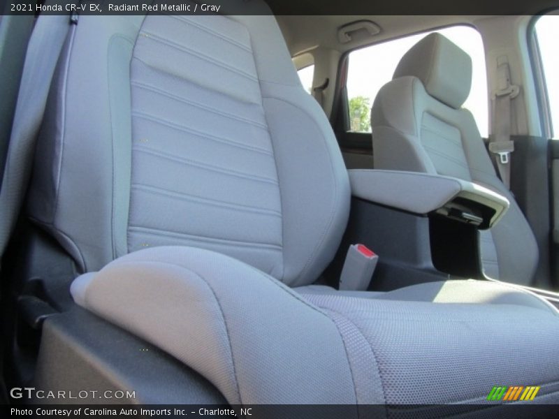 Radiant Red Metallic / Gray 2021 Honda CR-V EX