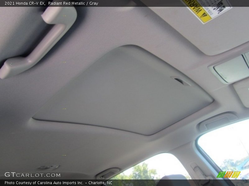 Radiant Red Metallic / Gray 2021 Honda CR-V EX