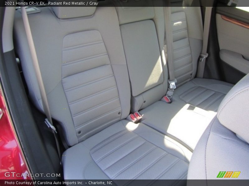 Radiant Red Metallic / Gray 2021 Honda CR-V EX