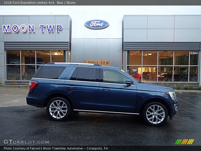 Blue / Ebony 2018 Ford Expedition Limited 4x4