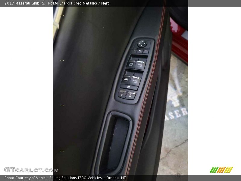 Rosso Energia (Red Metallic) / Nero 2017 Maserati Ghibli S