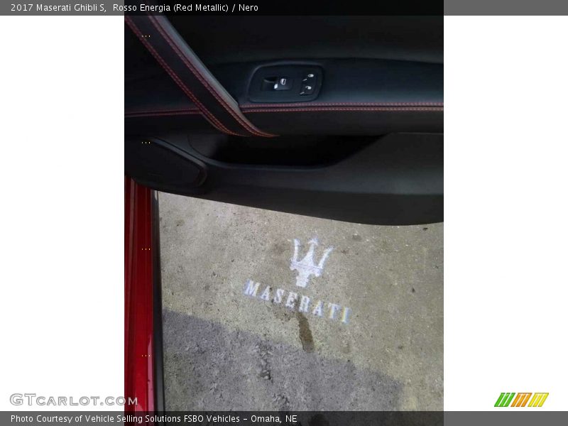 Rosso Energia (Red Metallic) / Nero 2017 Maserati Ghibli S