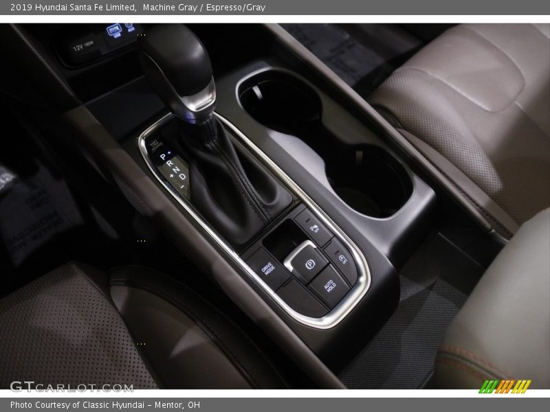 Machine Gray / Espresso/Gray 2019 Hyundai Santa Fe Limited