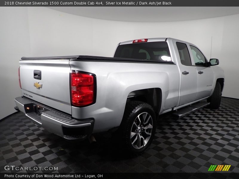  2018 Silverado 1500 Custom Double Cab 4x4 Silver Ice Metallic