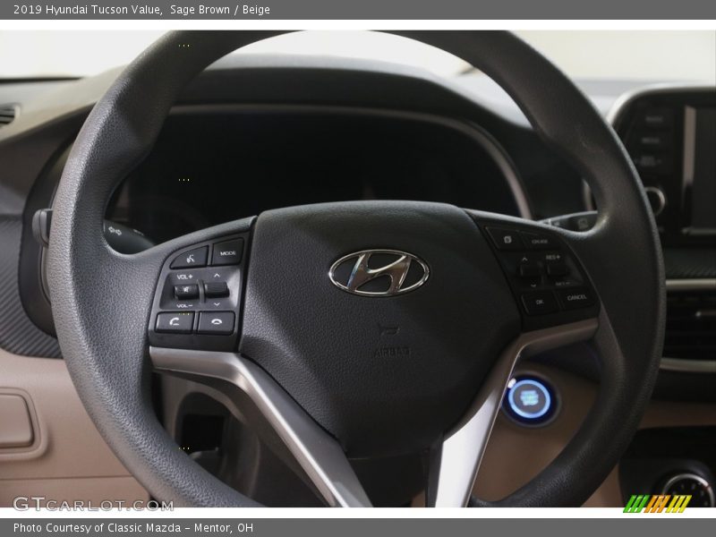 Sage Brown / Beige 2019 Hyundai Tucson Value