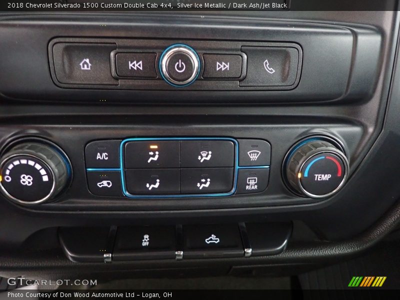 Controls of 2018 Silverado 1500 Custom Double Cab 4x4