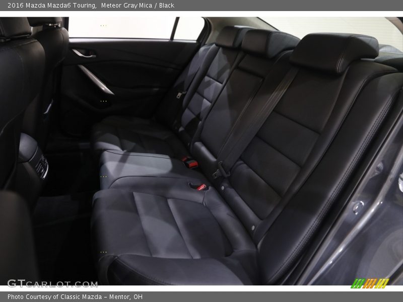 Meteor Gray Mica / Black 2016 Mazda Mazda6 Touring