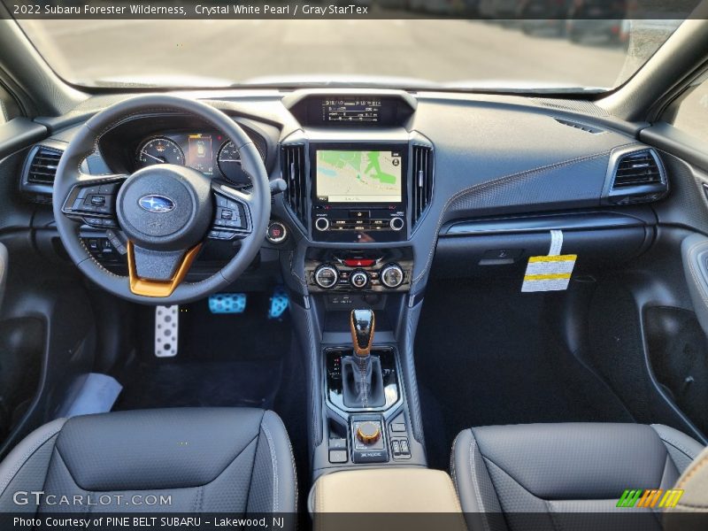 Crystal White Pearl / Gray StarTex 2022 Subaru Forester Wilderness
