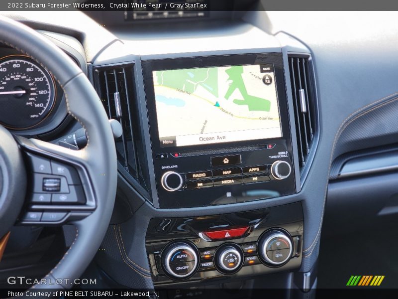 Crystal White Pearl / Gray StarTex 2022 Subaru Forester Wilderness