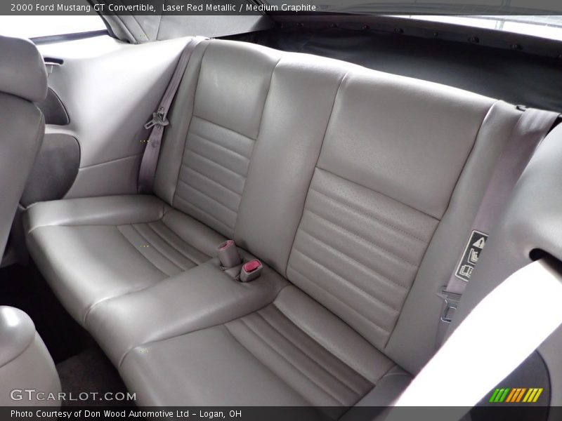 Laser Red Metallic / Medium Graphite 2000 Ford Mustang GT Convertible