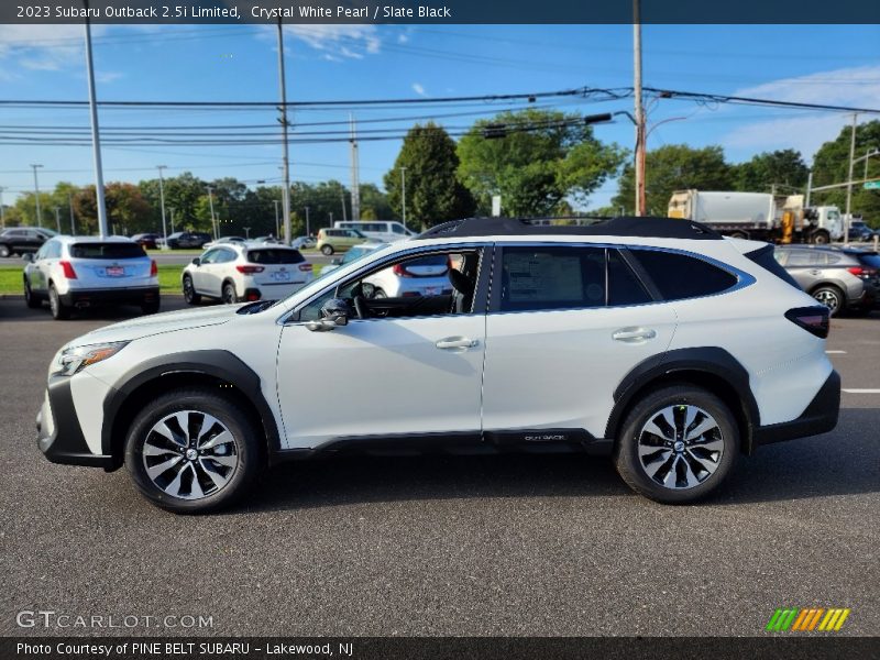 Crystal White Pearl / Slate Black 2023 Subaru Outback 2.5i Limited