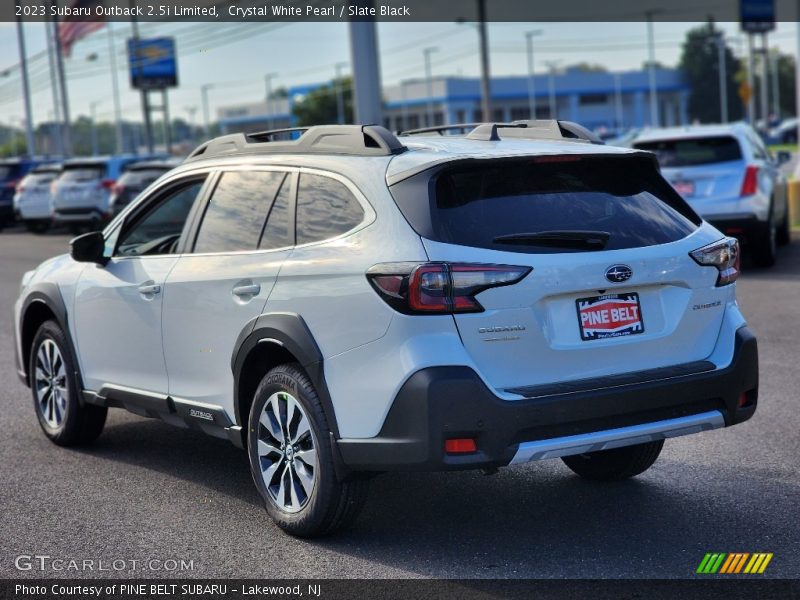 Crystal White Pearl / Slate Black 2023 Subaru Outback 2.5i Limited