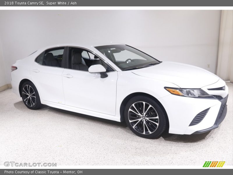 Super White / Ash 2018 Toyota Camry SE