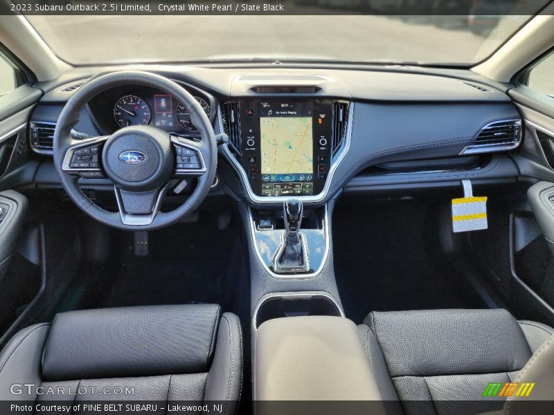 Crystal White Pearl / Slate Black 2023 Subaru Outback 2.5i Limited