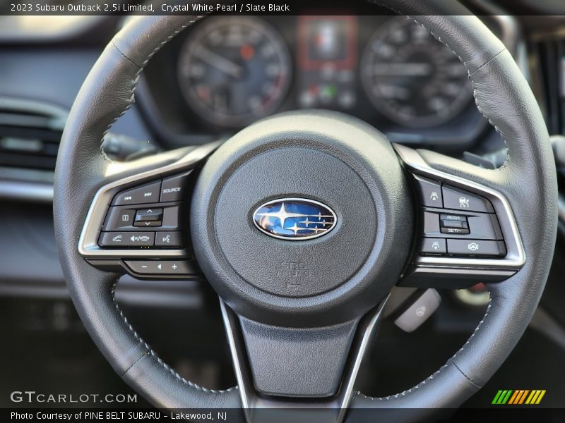 Crystal White Pearl / Slate Black 2023 Subaru Outback 2.5i Limited