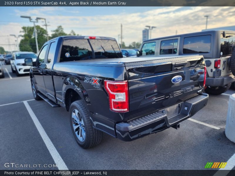 Agate Black / Medium Earth Gray 2020 Ford F150 STX SuperCab 4x4