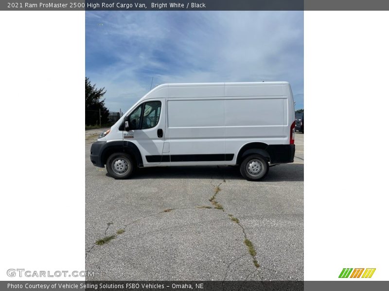 Bright White / Black 2021 Ram ProMaster 2500 High Roof Cargo Van