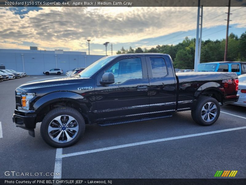  2020 F150 STX SuperCab 4x4 Agate Black