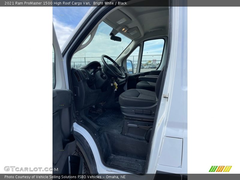 Bright White / Black 2021 Ram ProMaster 1500 High Roof Cargo Van