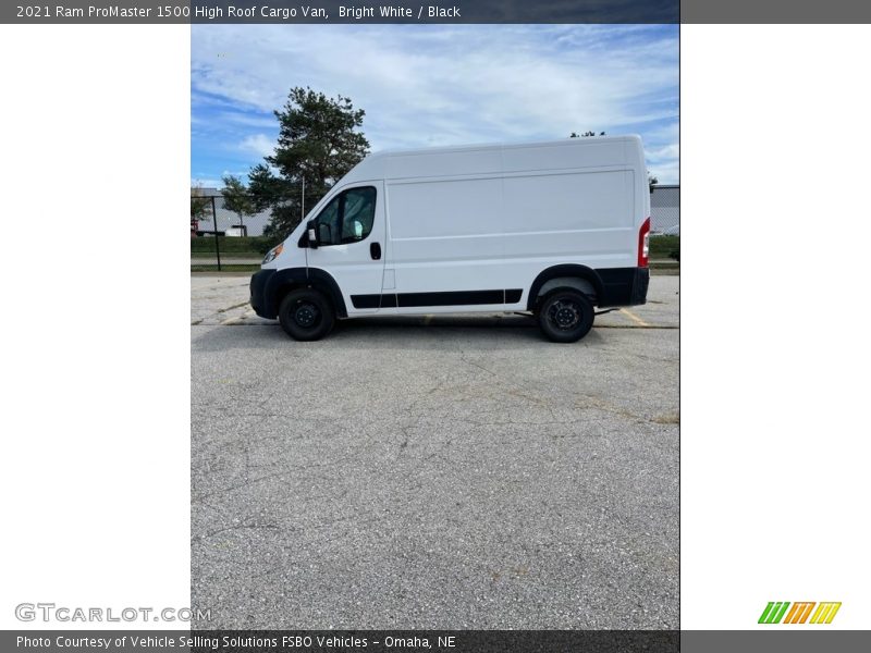 Bright White / Black 2021 Ram ProMaster 1500 High Roof Cargo Van