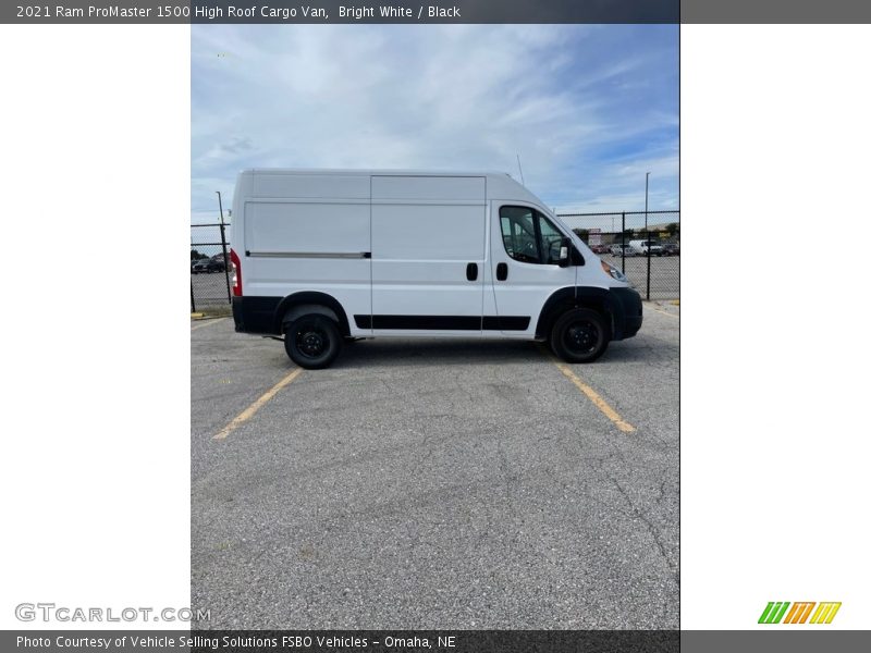 Bright White / Black 2021 Ram ProMaster 1500 High Roof Cargo Van