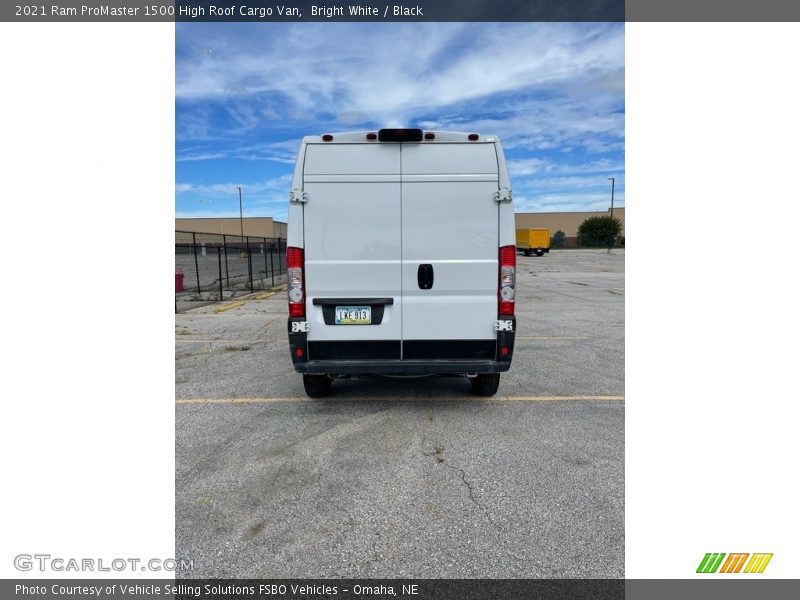 Bright White / Black 2021 Ram ProMaster 1500 High Roof Cargo Van