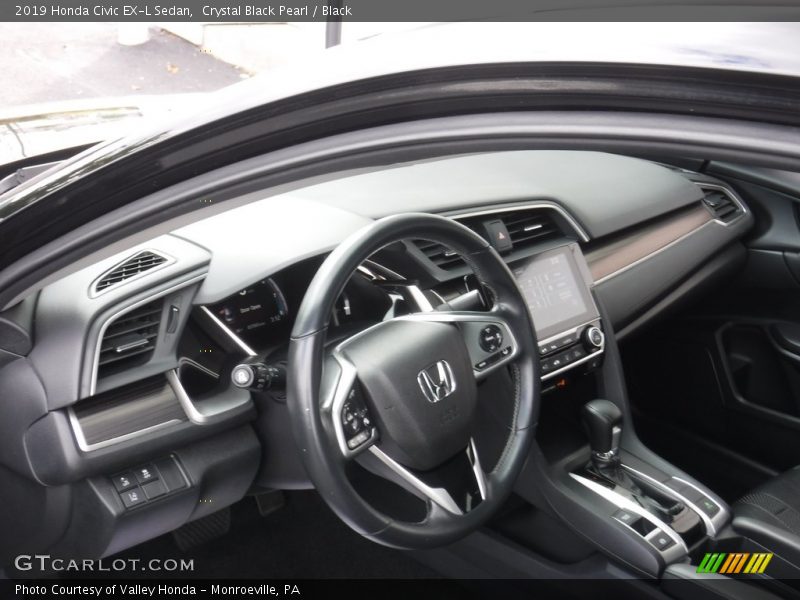 Dashboard of 2019 Civic EX-L Sedan