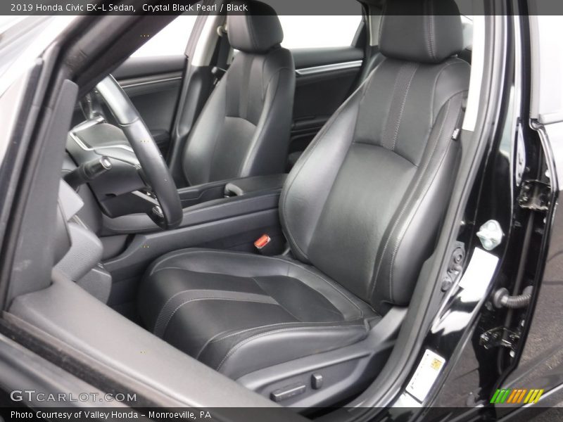  2019 Civic EX-L Sedan Black Interior