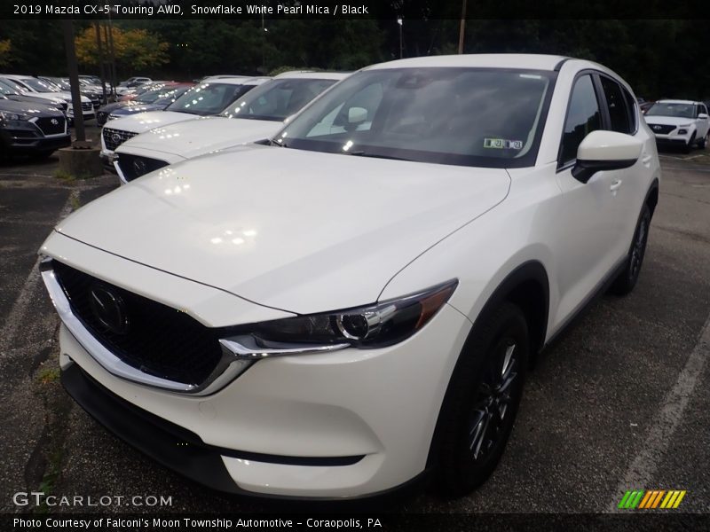 Snowflake White Pearl Mica / Black 2019 Mazda CX-5 Touring AWD