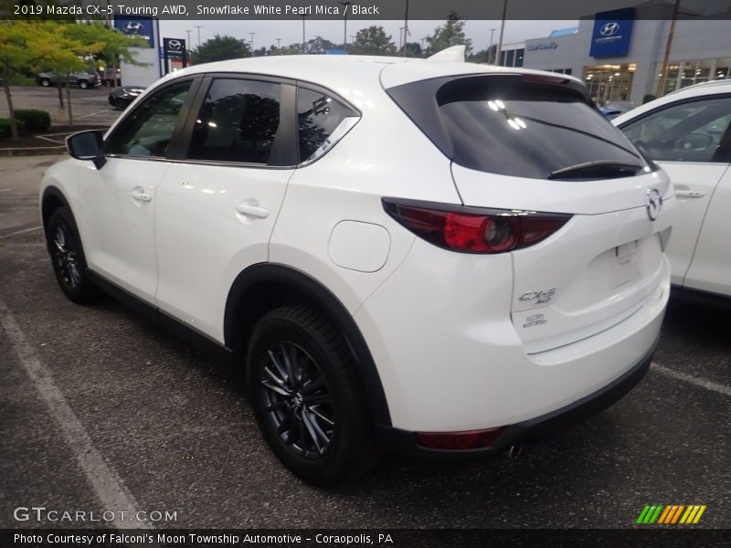 Snowflake White Pearl Mica / Black 2019 Mazda CX-5 Touring AWD