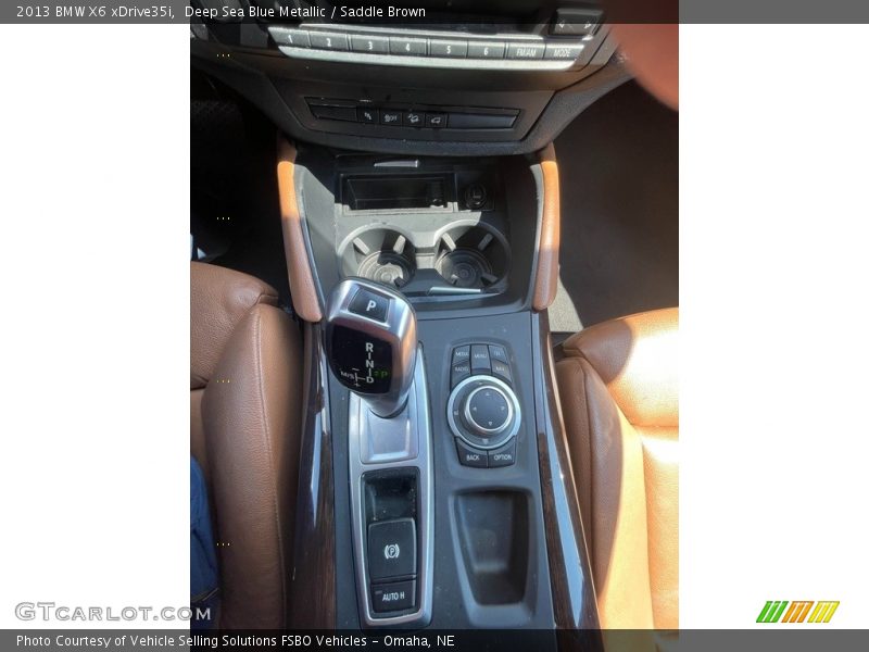 Deep Sea Blue Metallic / Saddle Brown 2013 BMW X6 xDrive35i