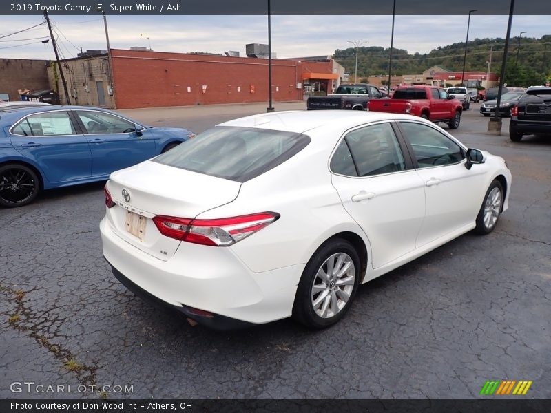 Super White / Ash 2019 Toyota Camry LE