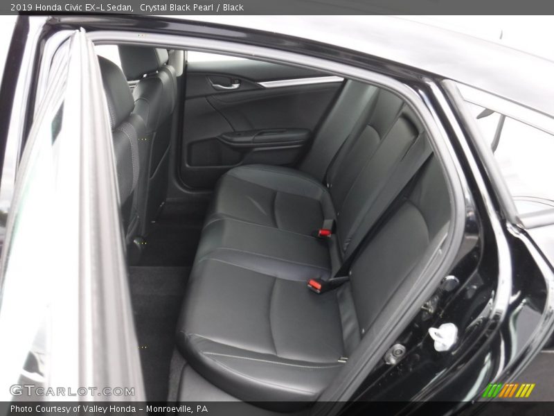 Rear Seat of 2019 Civic EX-L Sedan