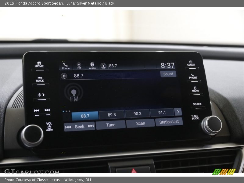 Lunar Silver Metallic / Black 2019 Honda Accord Sport Sedan