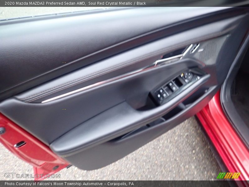 Soul Red Crystal Metallic / Black 2020 Mazda MAZDA3 Preferred Sedan AWD