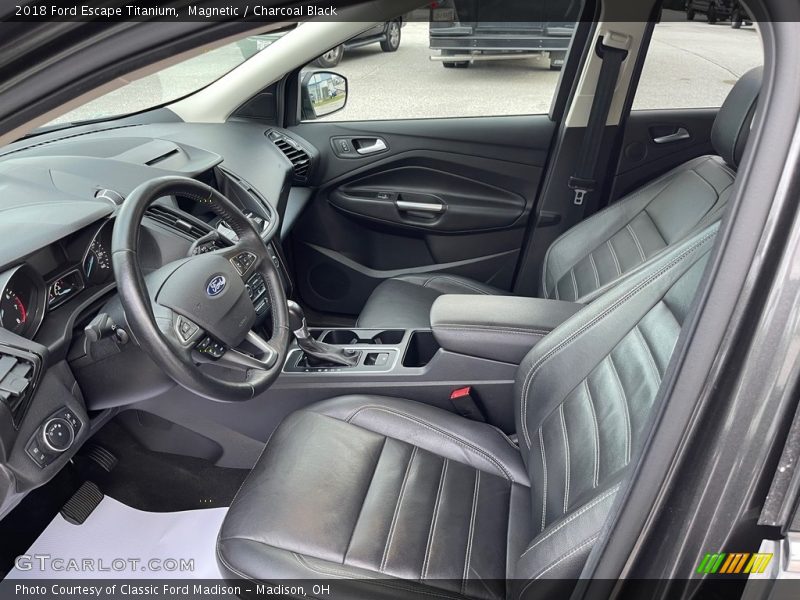 Magnetic / Charcoal Black 2018 Ford Escape Titanium