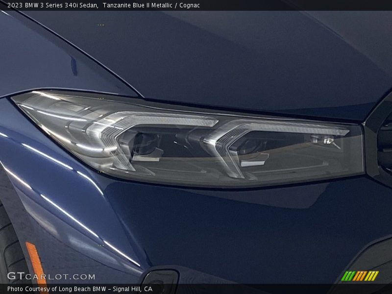 Tanzanite Blue II Metallic / Cognac 2023 BMW 3 Series 340i Sedan