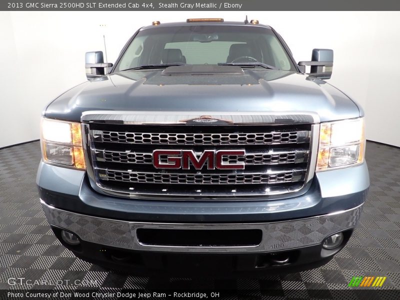 Stealth Gray Metallic / Ebony 2013 GMC Sierra 2500HD SLT Extended Cab 4x4