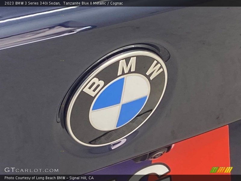 Tanzanite Blue II Metallic / Cognac 2023 BMW 3 Series 340i Sedan