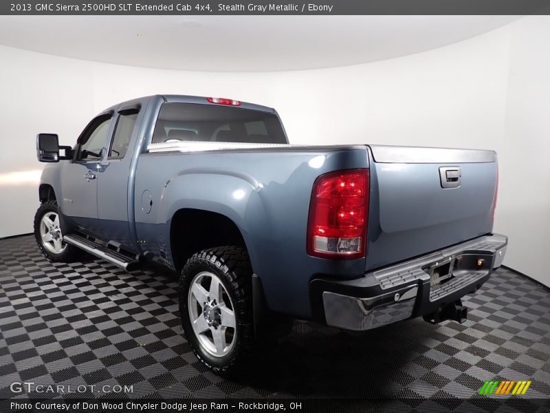 Stealth Gray Metallic / Ebony 2013 GMC Sierra 2500HD SLT Extended Cab 4x4