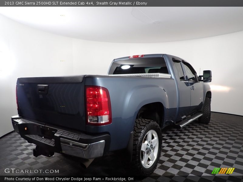 Stealth Gray Metallic / Ebony 2013 GMC Sierra 2500HD SLT Extended Cab 4x4